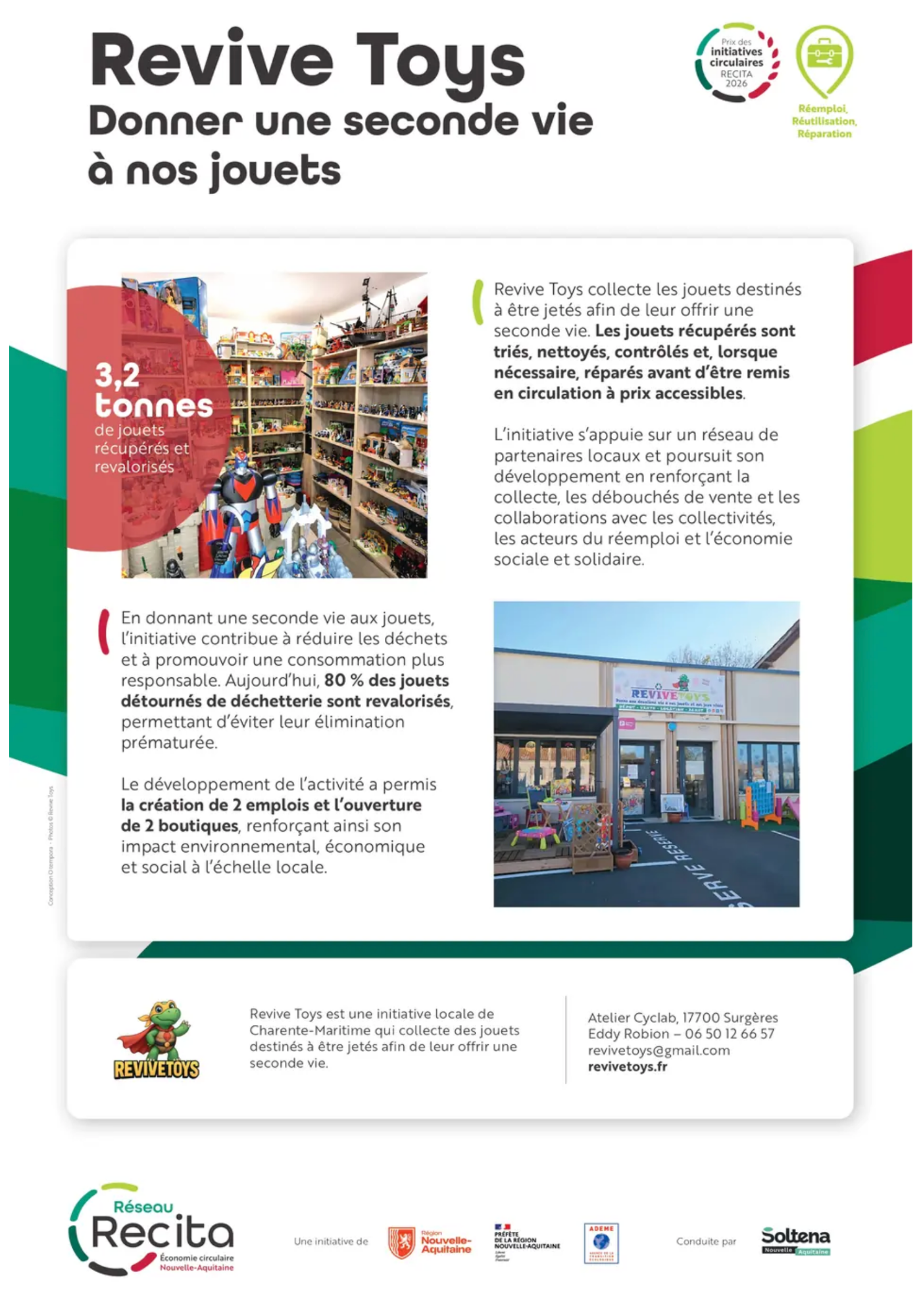 Affiche 1: Donner une seconde vie à nos jouets