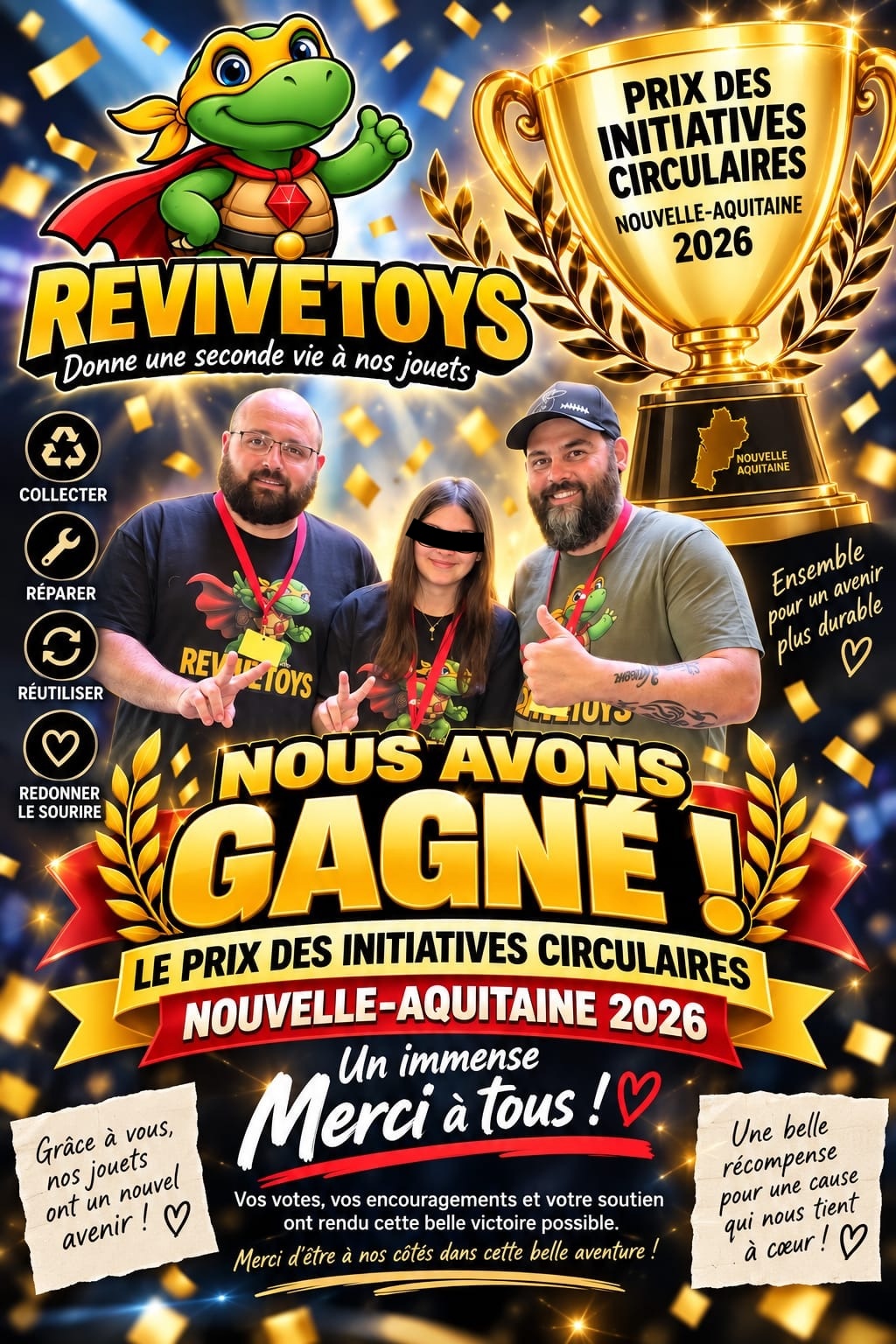 Affiche 2: Votez pour nous